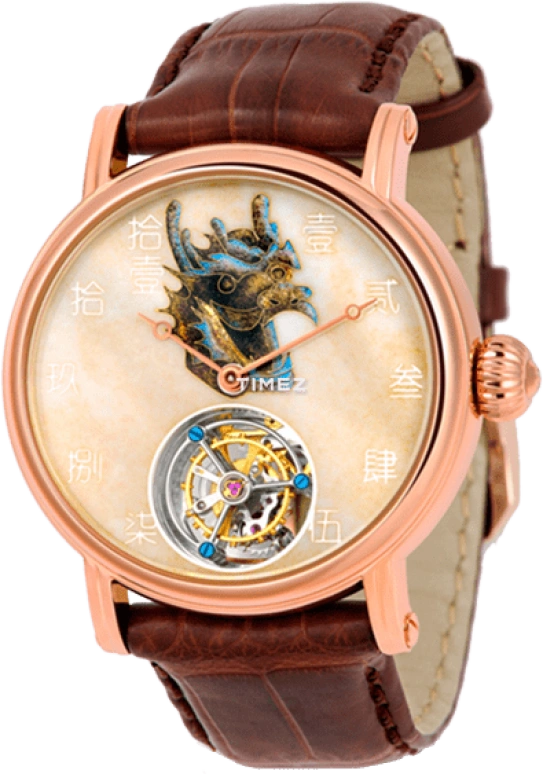 Sea-Gull,Collector 42mm,42mm,Rose Gold,Multi-Color,Handwound,Tourbillon,Sapphire,H618,H618.862