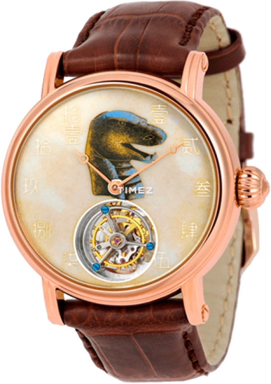 Sea-Gull,Collector 42mm,42mm,Rose Gold,Multi-Color,Handwound,Tourbillon,Sapphire,H618,H618.862