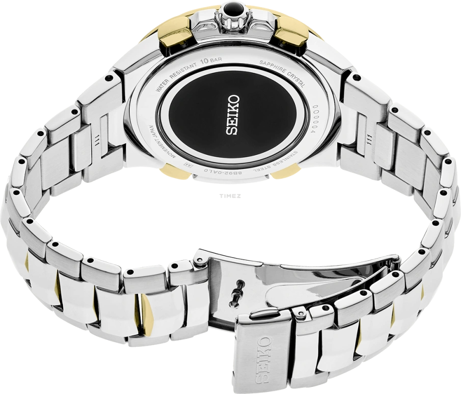 Seiko,Coutura 45.50mm,45.50mm,Stainless Steel,Green,Quartz,Day,World Time,SSG022P9