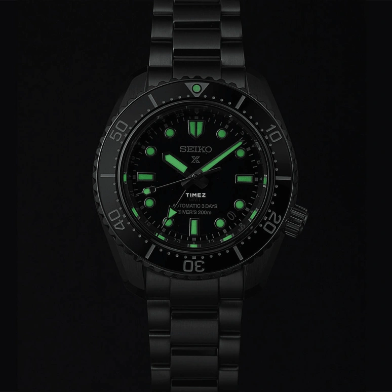 Seiko,Prospex 42mm,42mm,Stainless Steel,Green,Automatic,Day,Dule Time,SBEJ009