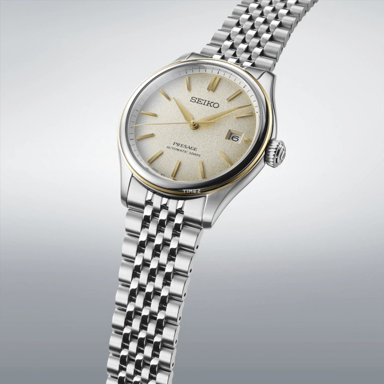 Seiko,Presage 40.20mm,40.20mm,Cream,Automatic,Day,Anti-magnetic,72hours,SARX126