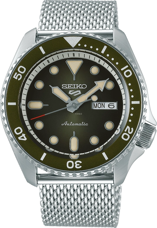 Seiko,5 Sports 42.50mm,42.50mm,Stainless Steel,Black,Automatic,Date,Day,Anti-magnetic,SRPD75K1