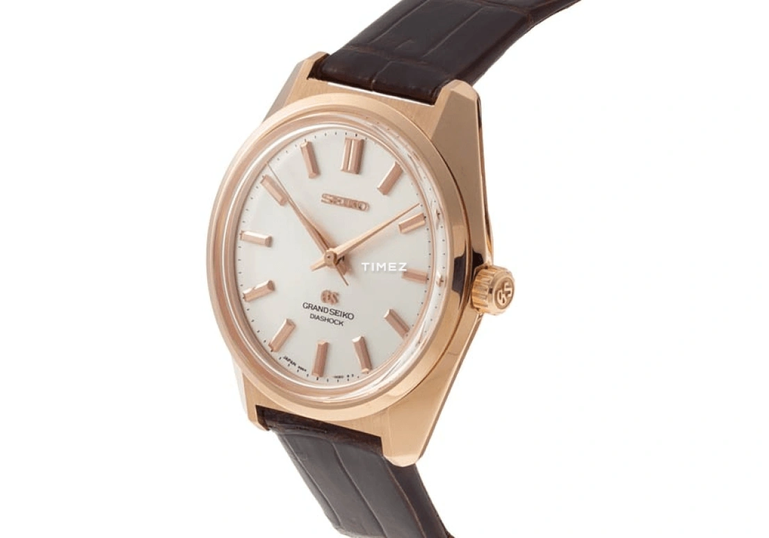 Grand Seiko,Grand Seiko 37.90mm,37.90mm,Rose Gold,White,Handwound,72hours,In-house Caliber,SBGW046