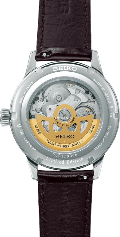 Seiko,Presage 40.50mm,40.50mm,Stainless Steel,Multi-Color,Blue,Red,Automatic,Day,41hours,SRPK75J1