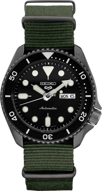 Seiko,5 Sports 42.50mm,42.50mm,Stainless Steel,Black,Automatic,Date,Day,Anti-magnetic,SRPD91P9