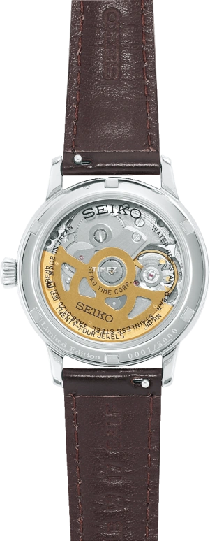 Seiko,Presage 33.80mm,33.80mm,Stainless Steel,White,Automatic,In-house Caliber,Sapphire,Glass,SSA781J1