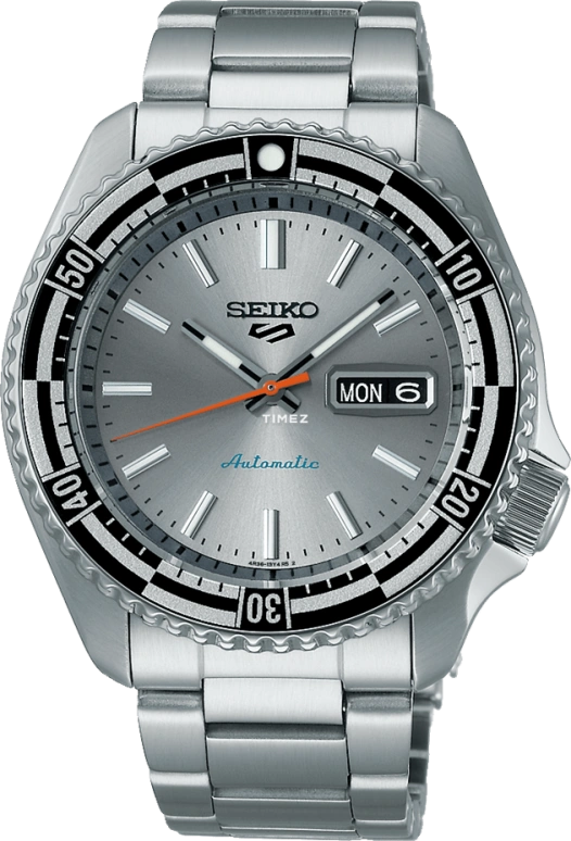 Seiko,5 Sports 42.50mm,42.50mm,Stainless Steel,Silver,Automatic,Date,Day,SRPK09