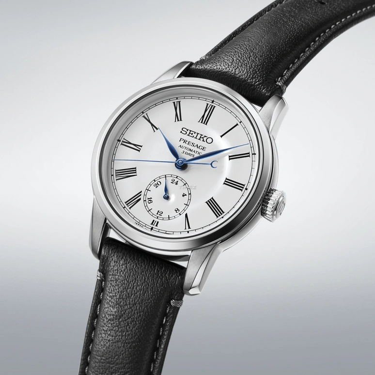 Seiko,Presage 40.20mm,40.20mm,Stainless Steel,White,Automatic,Anti-magnetic,72hours,SPB495J1