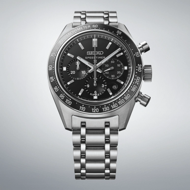 Seiko,Prospex 42mm,42mm,Stainless Steel,Black,Automatic,Chronograph,Day,Anti-magnetic,SBEC027
