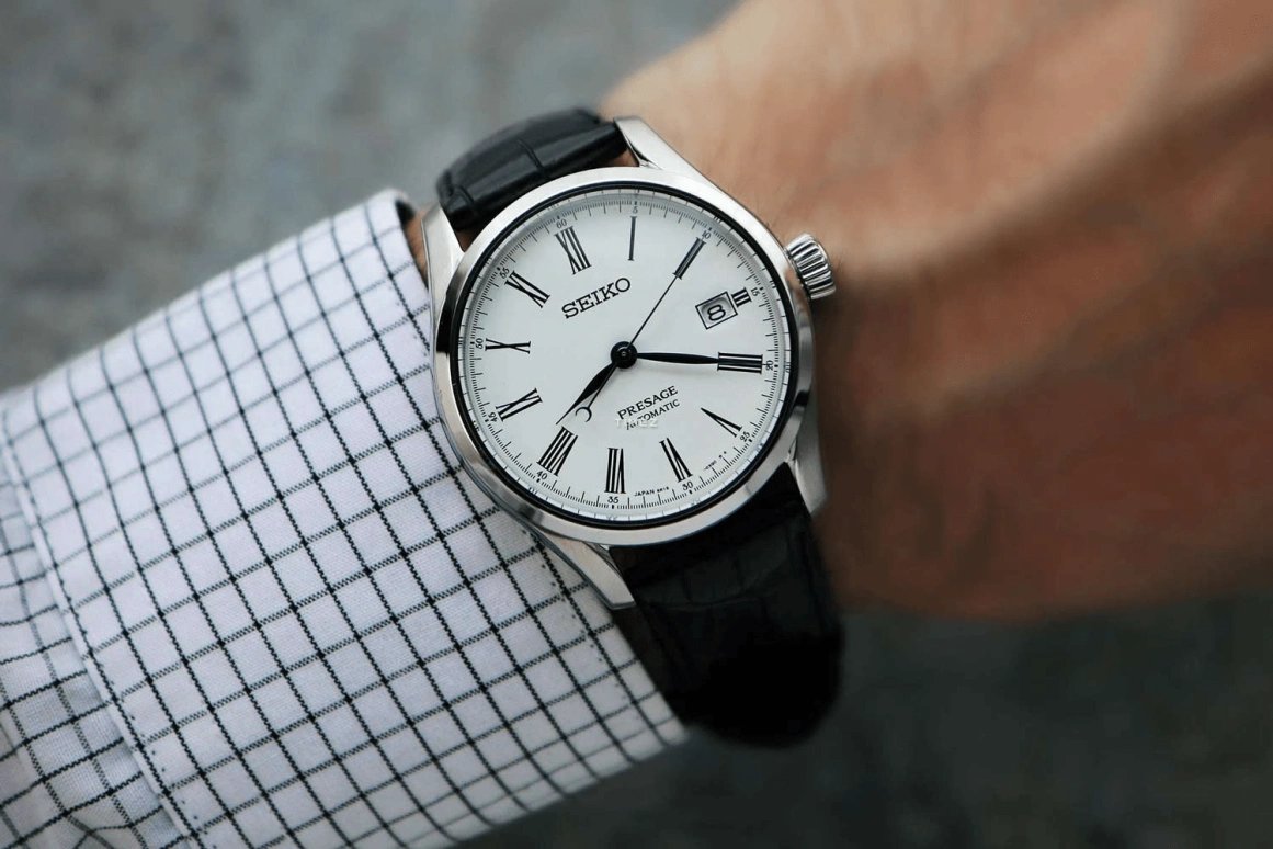 Seiko,Presage 40.50mm,40.50mm,Stainless Steel,White,Automatic,Day,50hours,SPB047J1