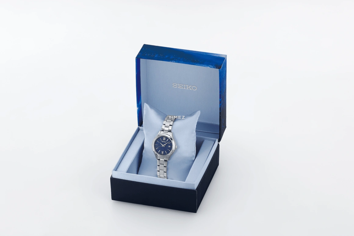 Seiko,women 27.80mm,27.80mm,Stainless Steel,Blue,Quartz,Day,Anti-magnetic,STPX101