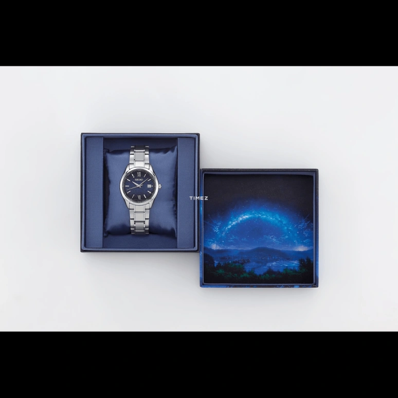 Seiko,Solar 39.50mm,39.50mm,Titanium,Blue,Quartz,Day,Anti-magnetic,SBTM355