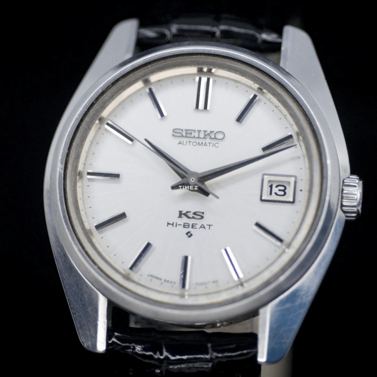 Seiko,King Seiko 37mm,37mm,Stainless Steel,Silver,Automatic,Day,In-house Caliber,5625,5625-7000