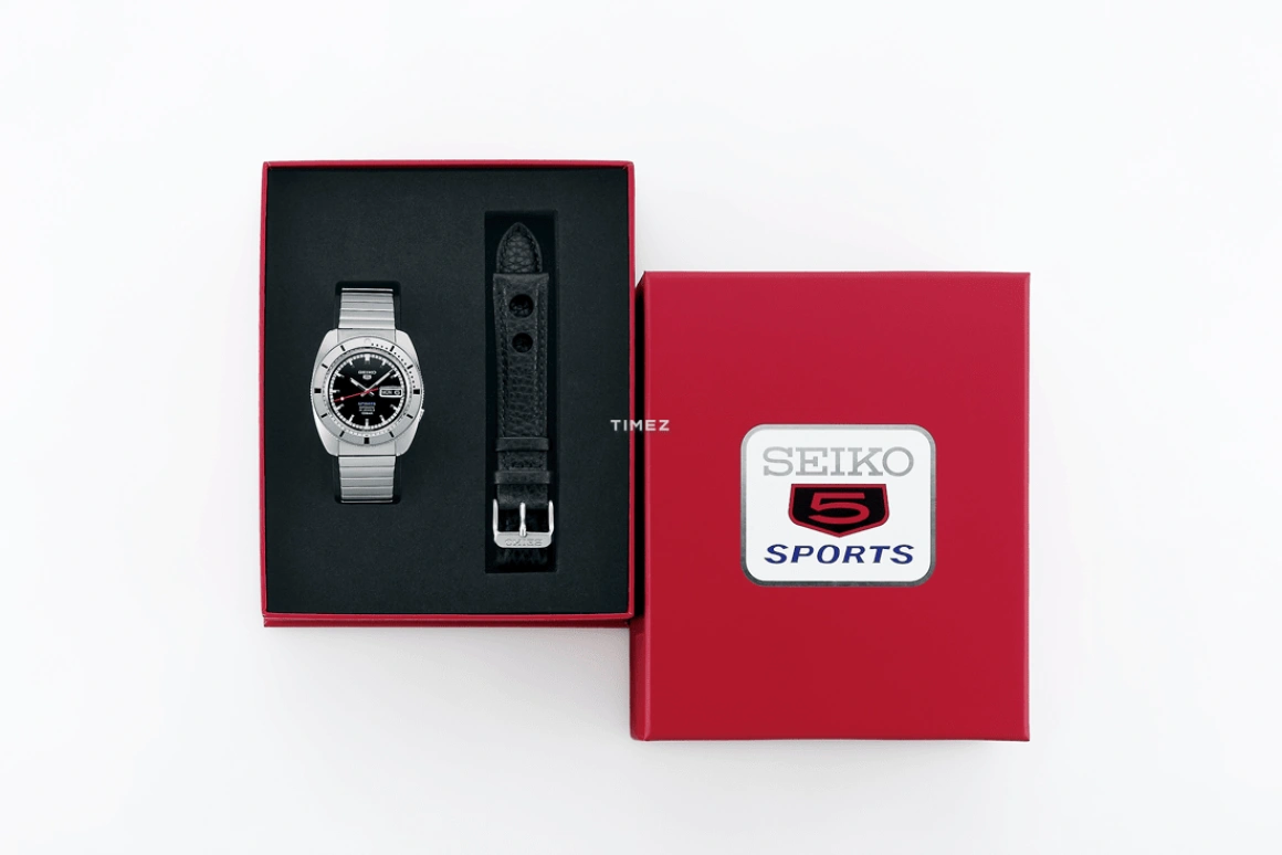 Seiko,5 Sports 38.50mm,38.50mm,Stainless Steel,Black,Automatic,Date,Day,SRPL05