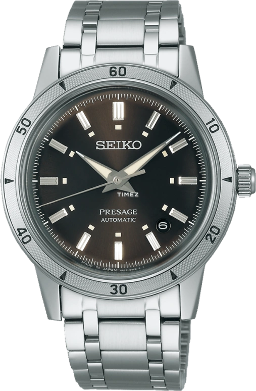 Seiko,Presage 39.50mm,39.50mm,Stainless Steel,Brown,Automatic,Day,41hours,SRPL09J1