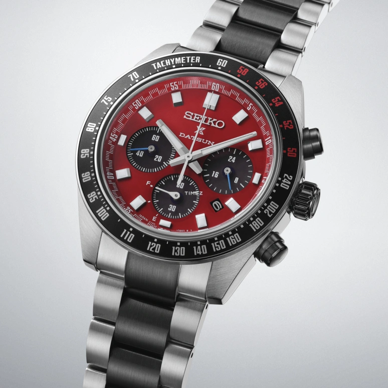 Seiko,Prospex 41.40mm,41.40mm,Stainless Steel,Red,Quartz,Chronograph,Day,Solar Charging,Anti-magnetic,In-house Caliber,Sapphire,Crystal Glass,SBDL123