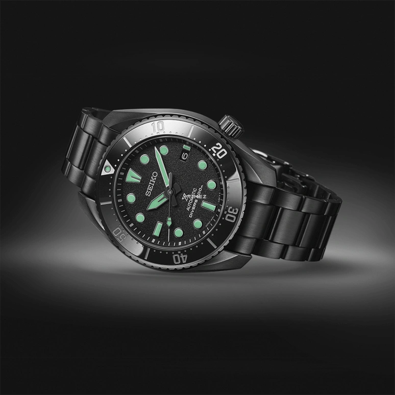 Seiko,Prospex 45mm,45mm,Stainless Steel,Black,Automatic,Day,Anti-magnetic,SBDC193