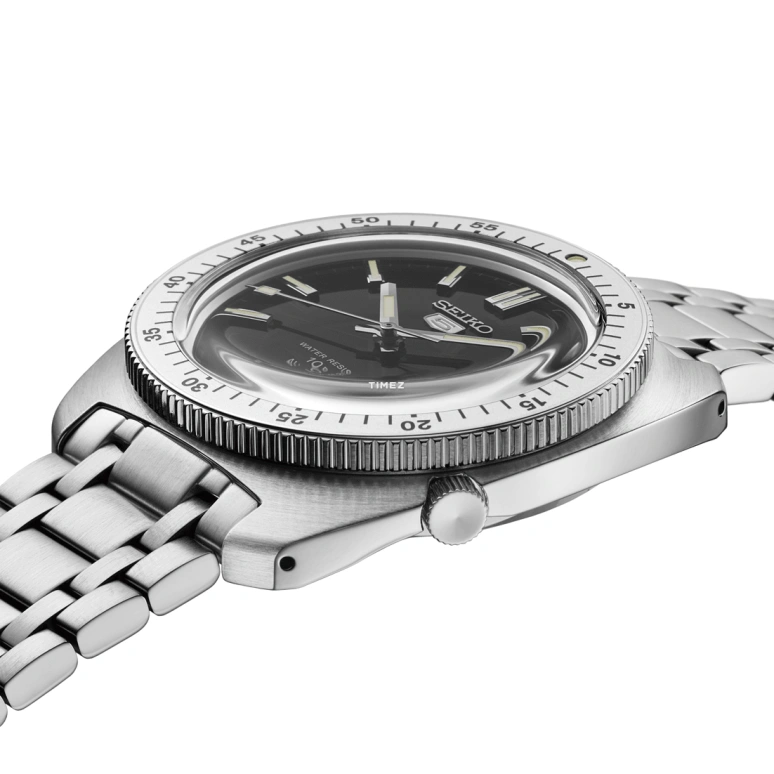 Seiko,5 Sports 38.20mm,38.20mm,Stainless Steel,Black,Automatic,Date,Day,Anti-magnetic,SRPL93