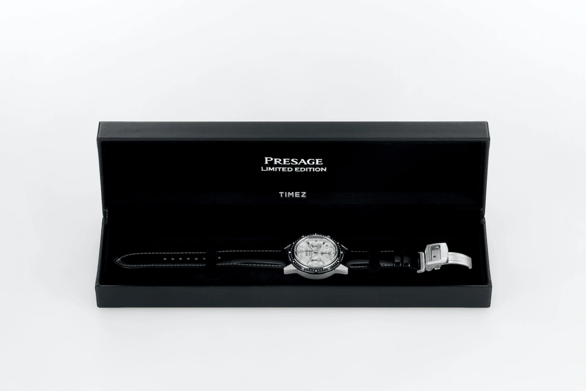 Seiko,Presage 42.30mm,42.30mm,Stainless Steel,White,Automatic,Chronograph,Day,SRQ031J1