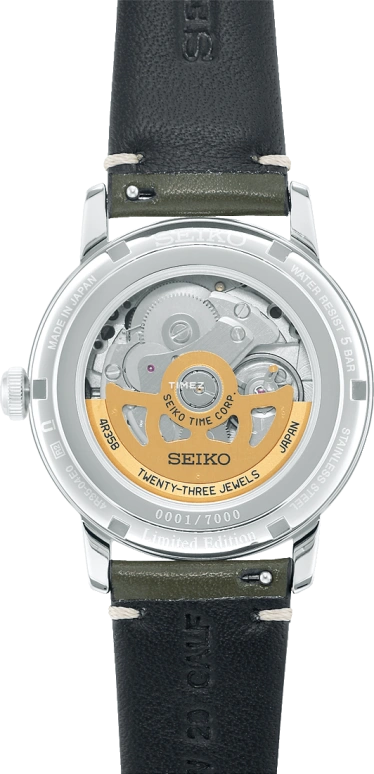 Seiko,Presage 38.50mm,38.50mm,Stainless Steel,Green,Automatic,Day,41hours,SRPF41J1