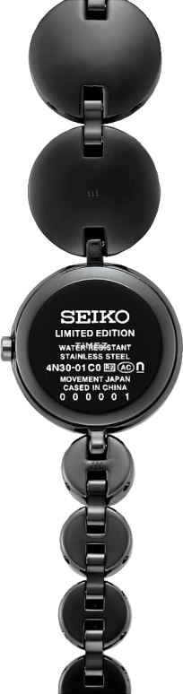 Seiko,Power design project 20.20mm,20.20mm,Stainless Steel,Black,Quartz,Anti-magnetic,In-house Caliber,SSEH023