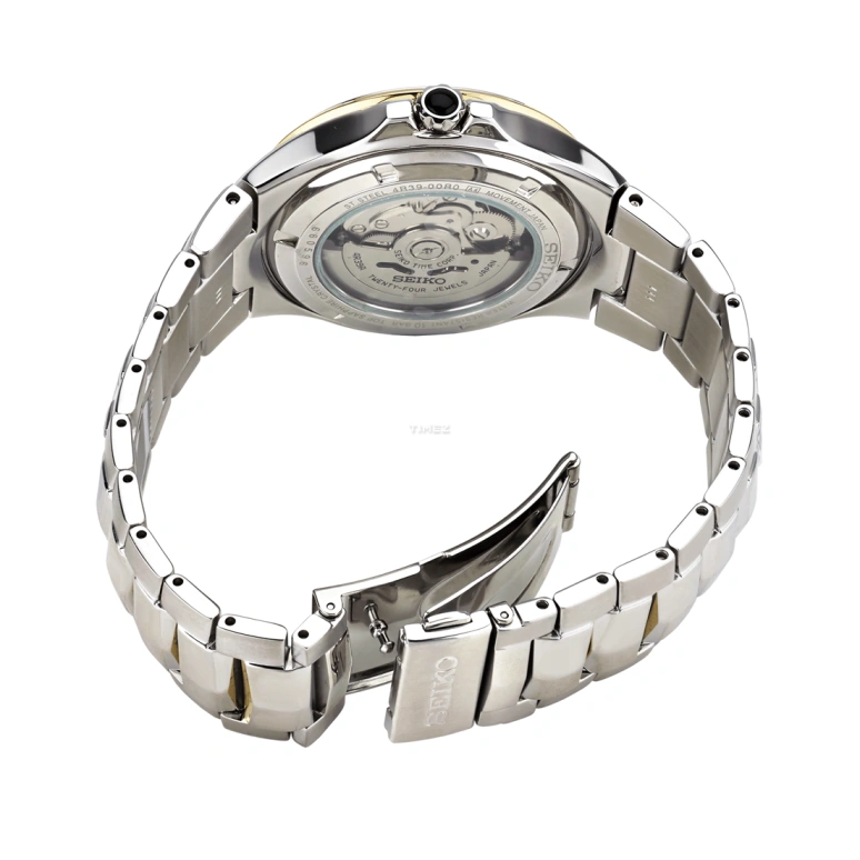 Seiko,Coutura 42mm,42mm,Stainless Steel,Black,Quartz,Day,In-house Caliber,SNE444P9