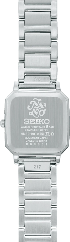 Seiko,women 22.70mm,22.70mm,Stainless Steel,Cream,Quartz,In-house Caliber,Square,SSEH015