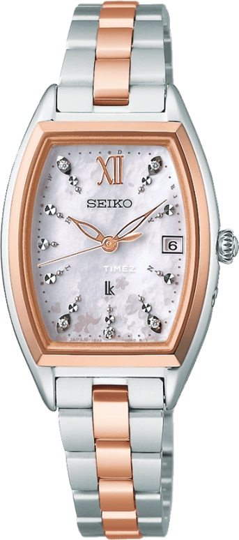 Seiko,women 24.60mm,24.60mm,Stainless Steel,White,Quartz,Day,Anti-magnetic,SSQW088
