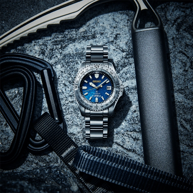 Seiko,Prospex 42mm,42mm,Titanium,Blue,Automatic,Day,Anti-magnetic,SLA071J1
