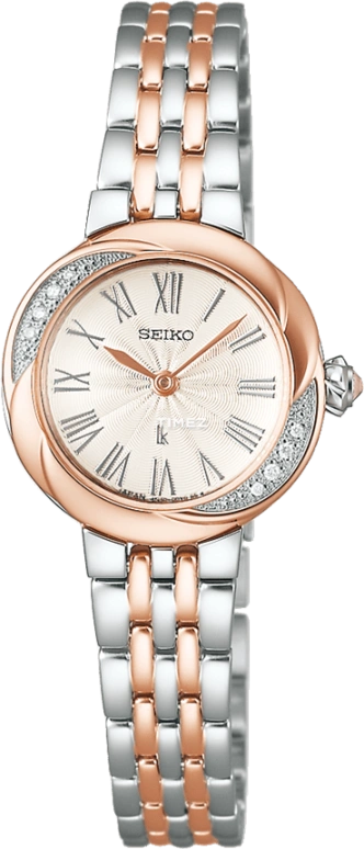 Seiko,Lukia 23.10mm,23.10mm,Stainless Steel,Cream,Quartz,Day,Anti-magnetic,SSWA002