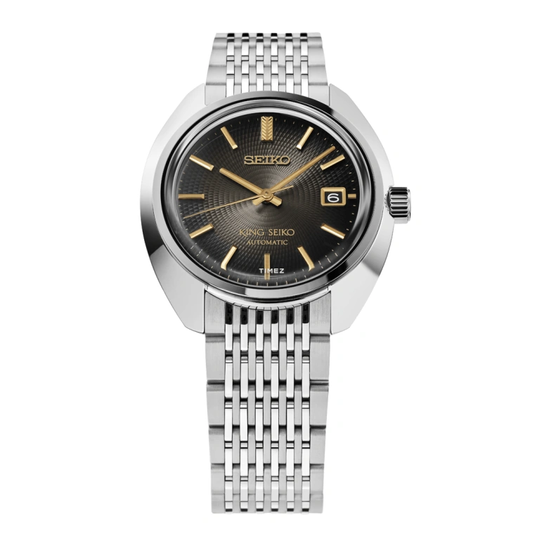 Seiko,King Seiko 39.40mm,39.40mm,Stainless Steel,Grey,Gradient,Automatic,Day,Anti-magnetic,SDKA027