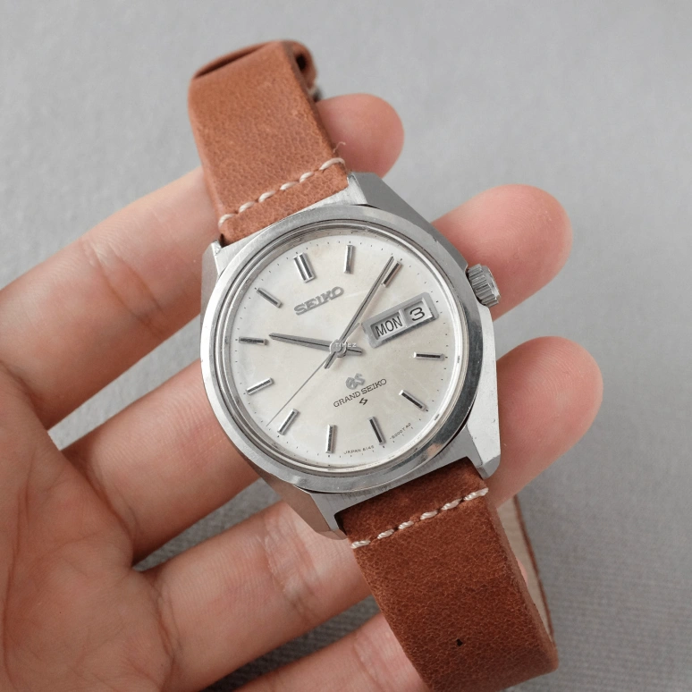 Seiko,Grand Seiko 36.50mm,36.50mm,Stainless Steel,White,Automatic,Date,Day,6146,6146-8000