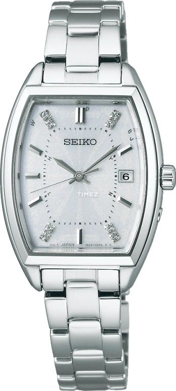 Seiko,women 25mm,25mm,Stainless Steel,White,Quartz,Solar Charging,Anti-magnetic,SWFH143