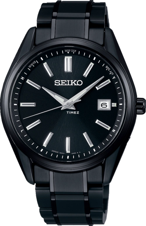 Seiko,Solar 39.50mm,39.50mm,Titanium,Black,Quartz,Day,Anti-magnetic,SBTM343