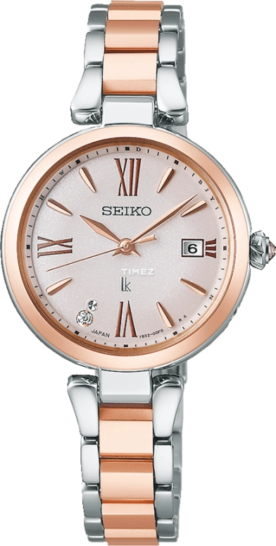 Seiko,Lukia 27.90mm,27.90mm,Titanium,Pink,Quartz,Day,In-house Caliber,SSQW082