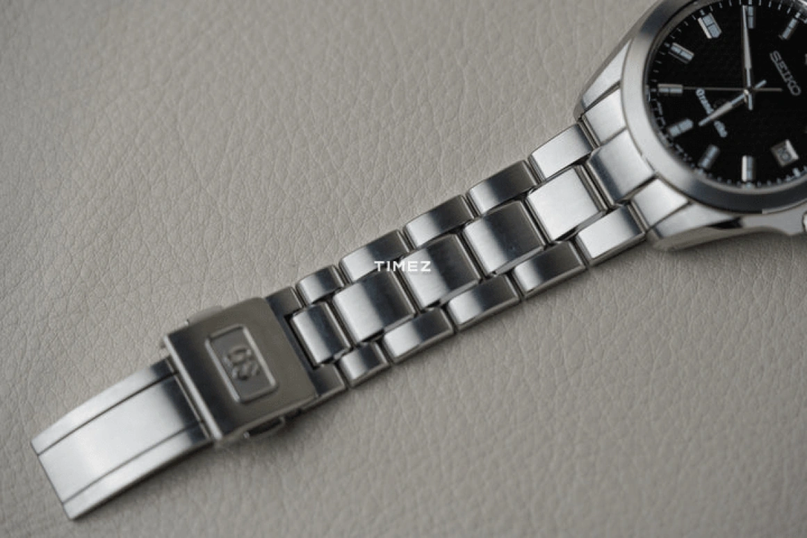 Seiko,Grand Seiko 38mm,38mm,Stainless Steel,Black,Quartz,Day,In-house Caliber,SBGF021