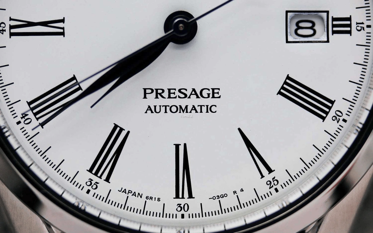 Seiko,Presage 40.50mm,40.50mm,Stainless Steel,White,Automatic,Day,50hours,SPB047J1