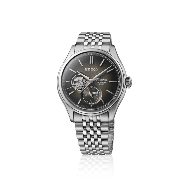 Seiko,Presage 40.20mm,40.20mm,Stainless Steel,Black,Automatic,72hours,In-house Caliber,SPB471J1