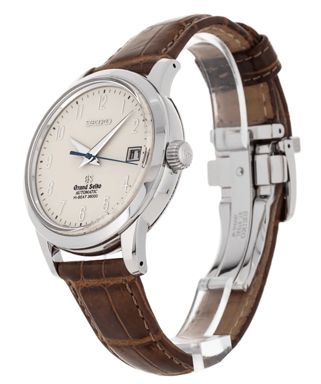 Grand Seiko,Grand Seiko 39.50mm,39.50mm,Stainless Steel,Cream,Automatic,Day,Anti-magnetic,SBGH013J