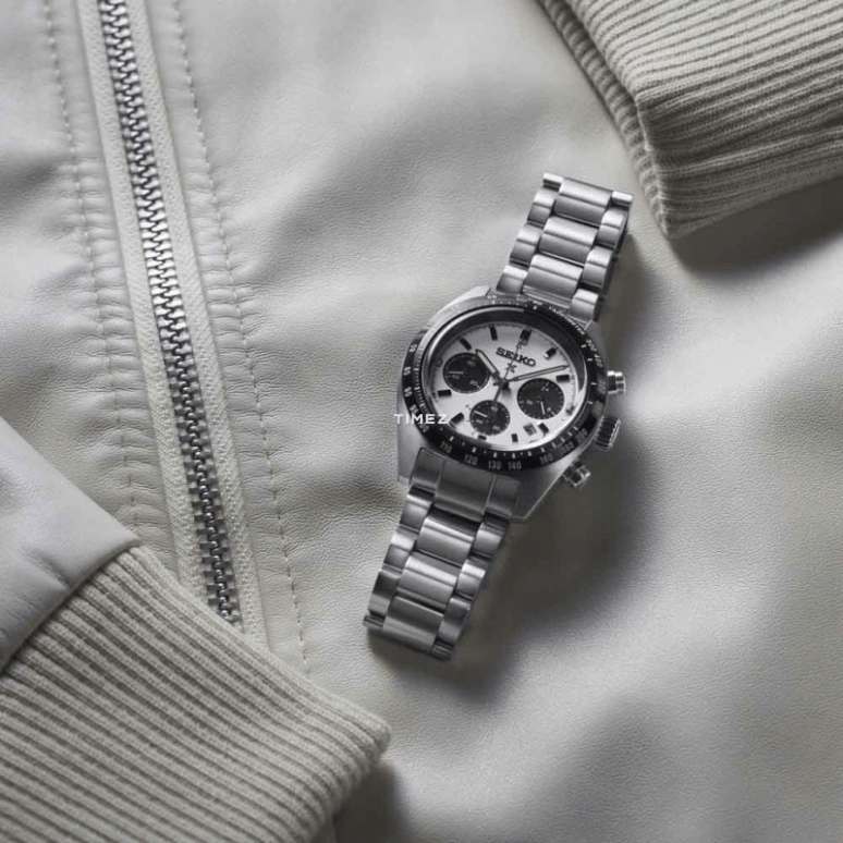 Seiko,Prospex 39mm,39mm,Stainless Steel,White,Quartz,Chronograph,Day,Solar Charging,SSC813P1