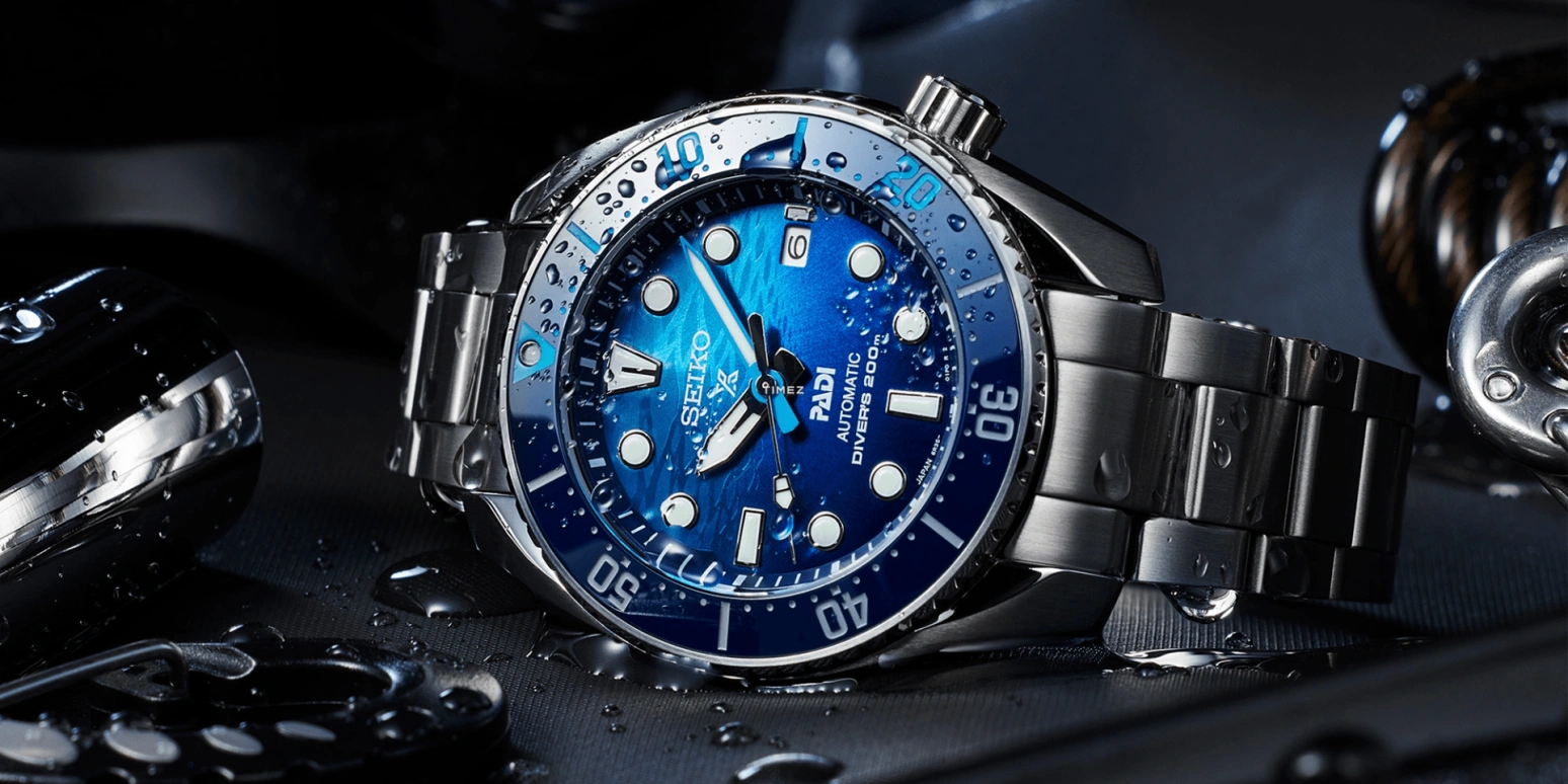 Seiko,Prospex 45mm,45mm,Stainless Steel,Blue,Automatic,Day,Anti-magnetic,SBDC189