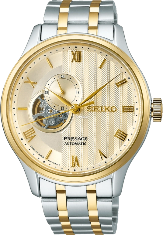 Seiko,Presage 41.80mm,41.80mm,Stainless Steel,Champagne,Automatic,Anti-magnetic,41hours,SSA464J1
