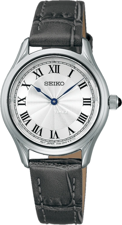 Seiko,women 29mm,29mm,Stainless Steel,Silver White,Quartz,Anti-magnetic,In-house Caliber,SSEH013