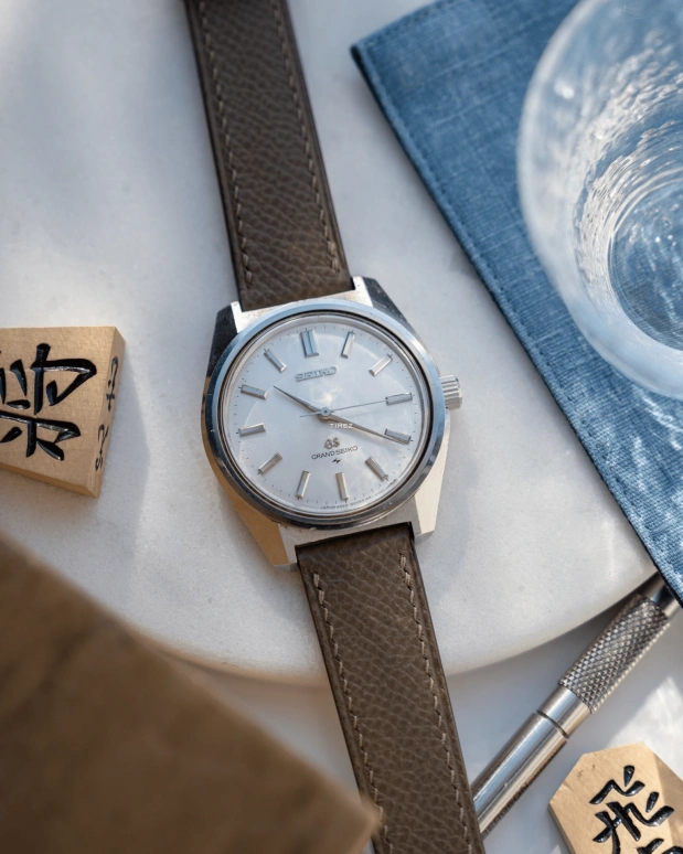 Seiko,Grand Seiko 37.60mm,37.60mm,Stainless Steel,White,Handwound,In-house Caliber,Sapphire,4420,4420-9000