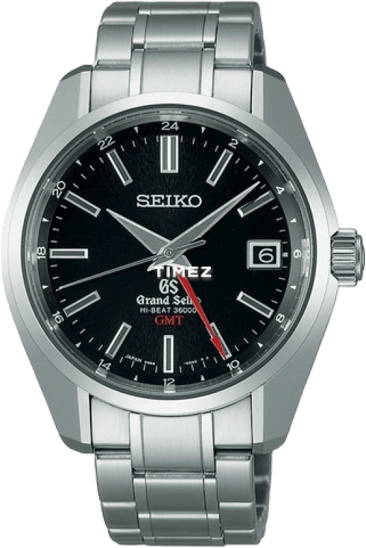 Grand Seiko,Grand Seiko 40mm,40mm,Stainless Steel,Black,Automatic,Day,Dule Time,SBGJ003