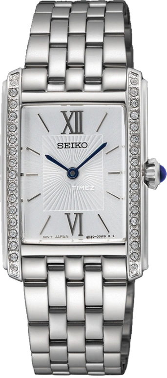 Seiko,women 22.70mm,22.70mm,Stainless Steel,Silver,Quartz,In-house Caliber,Glass,SWR091