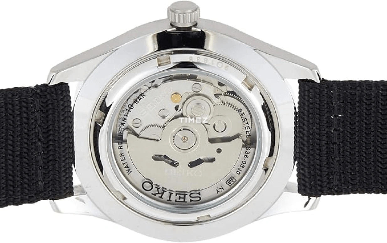 Seiko,5 Sports 42mm,42mm,Stainless Steel,Black,Automatic,Date,Day,SNZG15K1