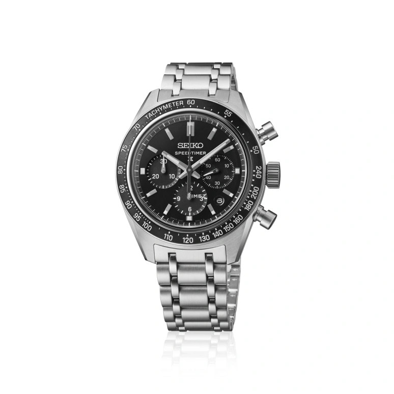 Seiko,Prospex 42mm,42mm,Stainless Steel,Black,Automatic,Chronograph,Day,Anti-magnetic,SBEC027
