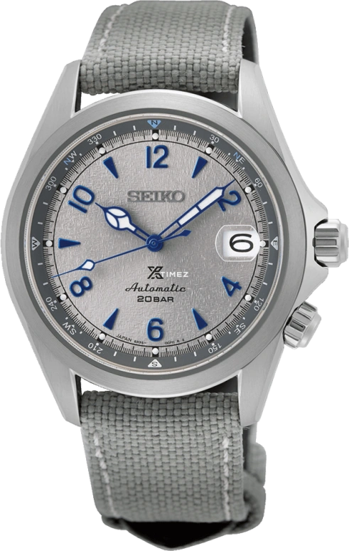 Seiko,Prospex 39.50mm,39.50mm,Stainless Steel,Grey,Automatic,Day,70hours,SPB355J1