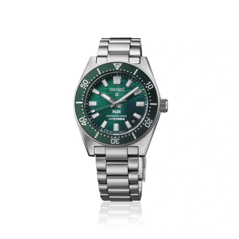 Seiko,Prospex 40mm,40mm,Stainless Steel,Green,Automatic,Day,Anti-magnetic,SPB501J1